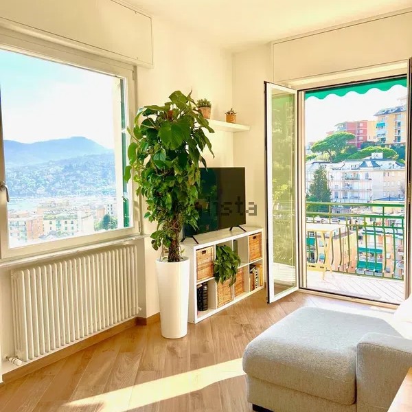Rif. 2284 – Rapallo – a 200 metri da Parco Casale – Vista Mare – Splendido Trilocale di 103 metriquadrati – Possibilità