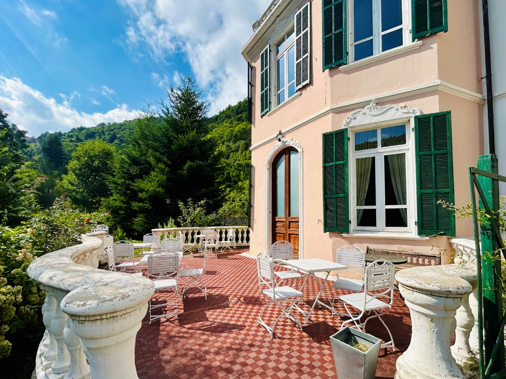 Historic villa accommodation in the heart of the Ligurian Alps.
