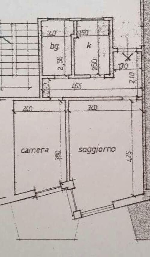 Rif. 2059 – Rapallo – via Privata Bozzo Costa – Appartamento bilocale di 45 metriquadrati – Vista mare Portofino – terra