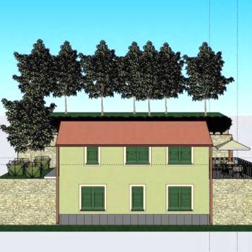 Rif. 2227 – Cogorno – Sulla prima collina di Lavagna – Terreno con Progetto Approvato per costruire Villa con splendida