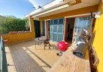 Penthouse in a semi-detached villa with independent entrance, terrace on the floor and garden