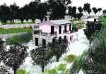 Rif. 8557 – Chiavari Vista Mare – Prima collina di Leivi – a 2 Km dal centro – Terreno con progetto approvato per la cos