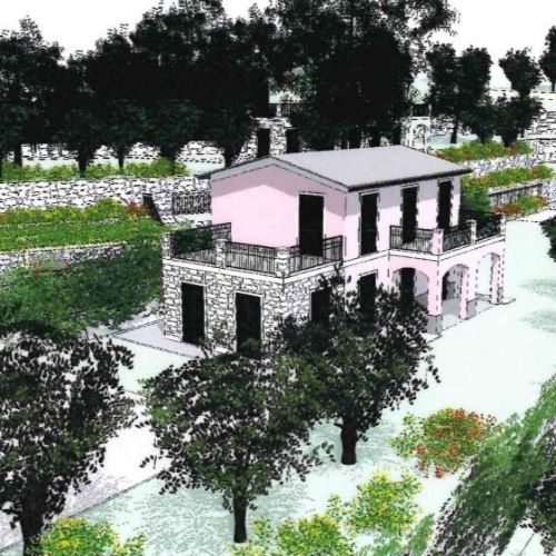 Rif. 9557 A – Chiavari Vista Mare – Prima collina di Leivi – a 2 Km dal centro – Villa in costruzione di 140 Mq Bipiano