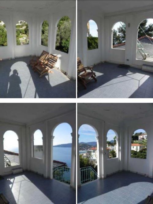 Private villa on the cleanest cliffside of the Tigullio Gulf, featuring direct sea access in Zoagli