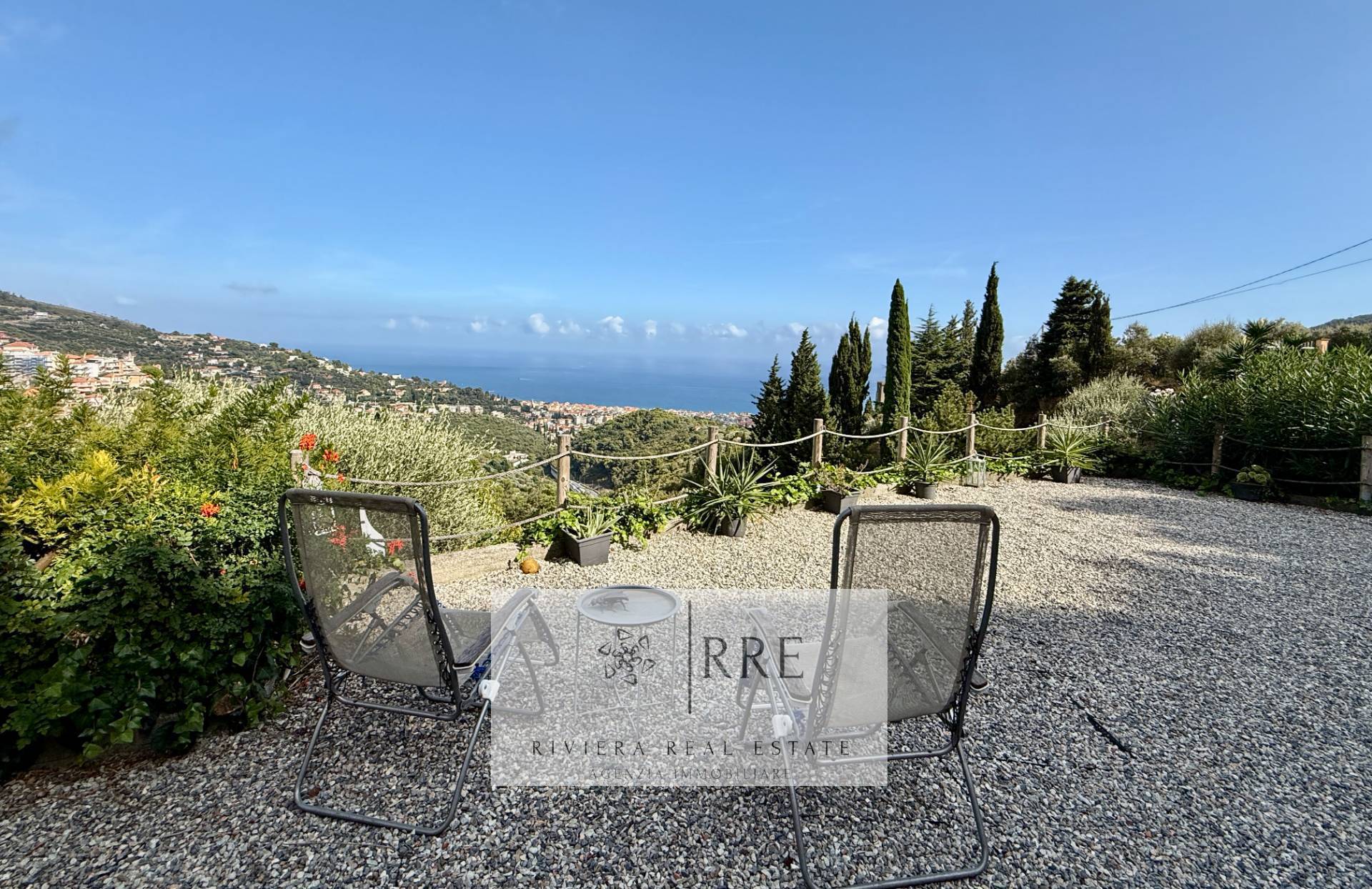 Villa with spectacular panoramic sea view in Alassio – Riviera Ligure