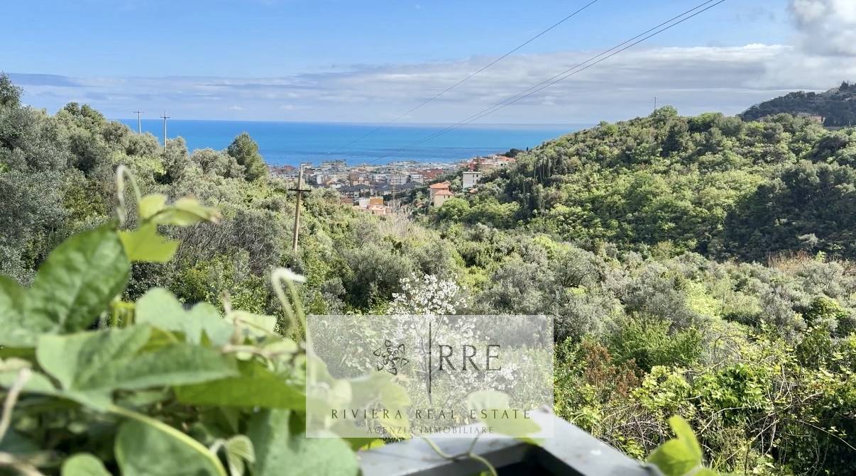 Newly built two-room apartment with sea view for sale in Alassio