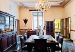 Apartment requiring modernization, featuring original period frescoes