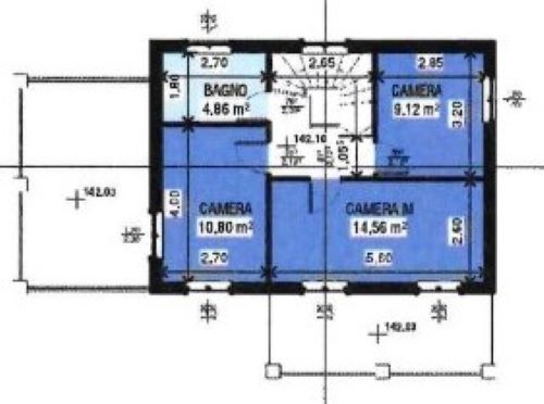 Rif. 1558 – Chiavari Vista Mare – Prima collina di Leivi – a 2 Km dal centro – Villa in costruzione di 140 Mq Bipiano +