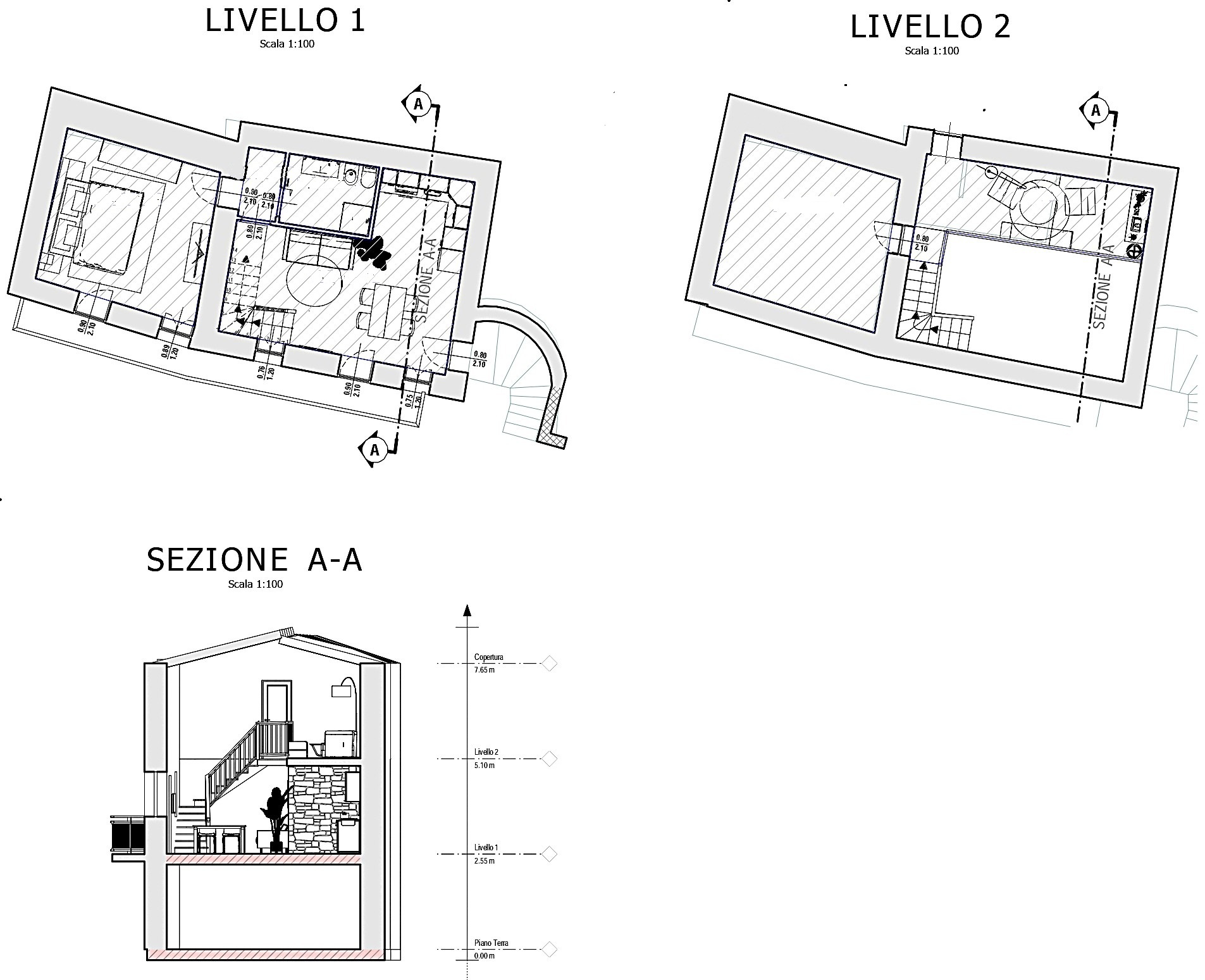 Newly renovated rustic house in a mountain village