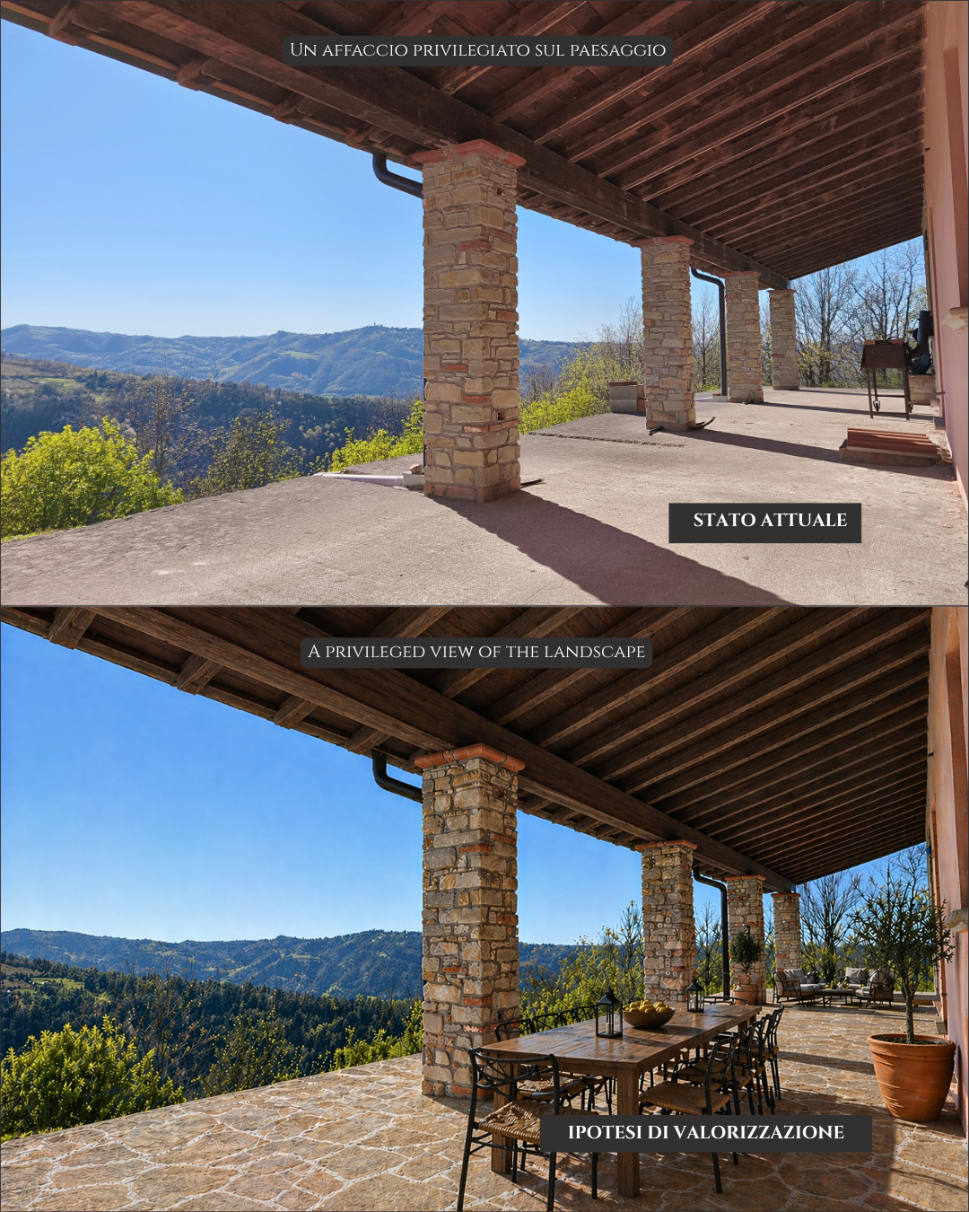 Panoramic Villa in Monferrato with Over 2 Hectares of Private Land – Rare Opportunity to Complete and Customize