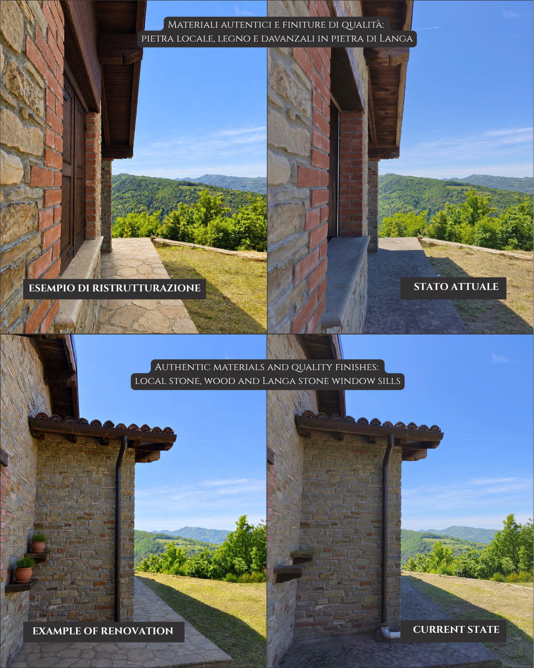Panoramic Villa in Monferrato with Over 2 Hectares of Private Land – Rare Opportunity to Complete and Customize