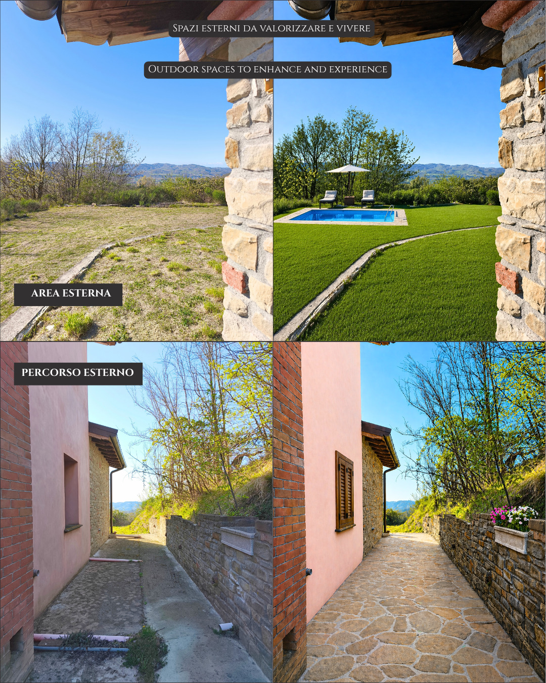 Panoramic Villa in Monferrato with Over 2 Hectares of Private Land – Rare Opportunity to Complete and Customize