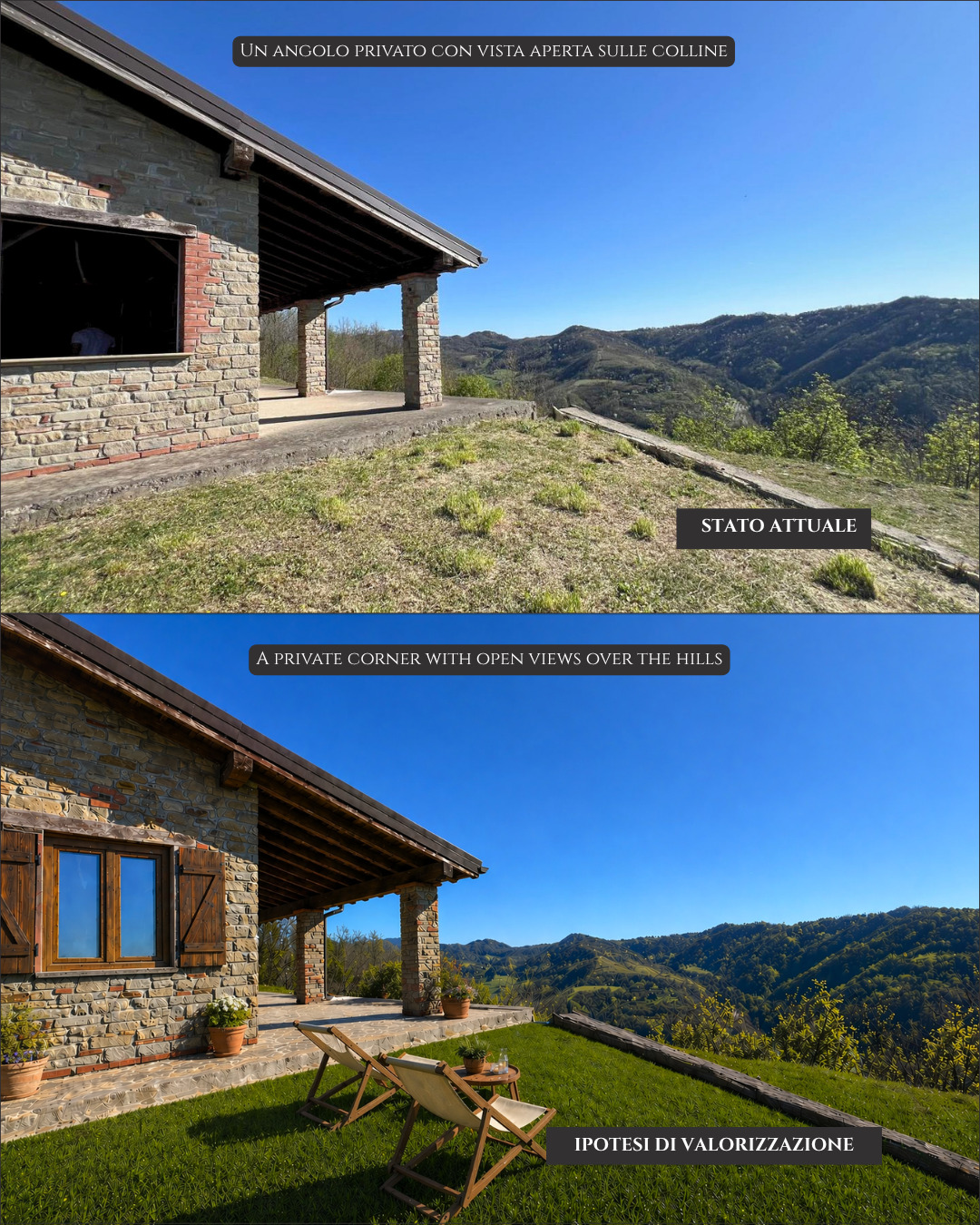 Panoramic Villa in Monferrato with Over 2 Hectares of Private Land – Rare Opportunity to Complete and Customize