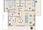 Apartment of 136 sqm with seaview with garden and terrace for sale in Chiavari in the Liguria region, Italy. The proper
