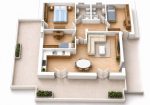 Apartment of 135 sqm with seaview with terrace and jacuzzi for sale in Chiavari in the Liguria region, Italy. The prope
