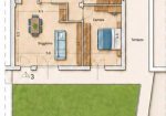 Apartment of 143 sqm with seaview with garden and terrace for sale in Chiavari in the Liguria region, Italy. The proper
