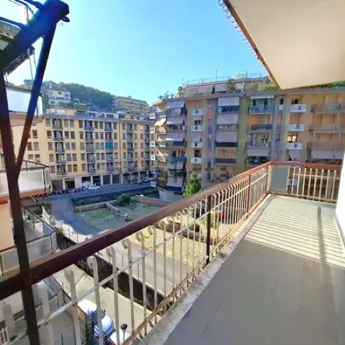 Apartment of 95 sqm near the sea with terrace for sale in Rapallo in the Liguria region, Italy. The property is located