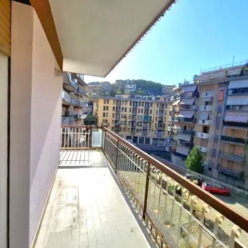 Apartment of 95 sqm near the sea with terrace for sale in Rapallo in the Liguria region, Italy. The property is located