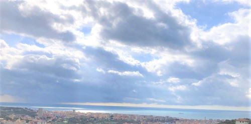 Apartment of 143 sqm with seaview with garden and terrace for sale in Chiavari in the Liguria region, Italy. The proper